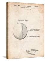 Billiard Ball Patent-Cole Borders-Stretched Canvas