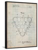 Billiard Ball Rack Patent-Cole Borders-Framed Art Print