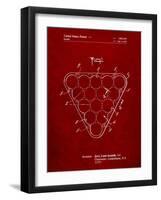 Billiard Ball Rack Patent-Cole Borders-Framed Art Print