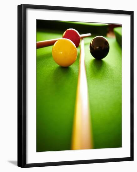 Billiard Balls-Steve Allsopp-Framed Premium Photographic Print