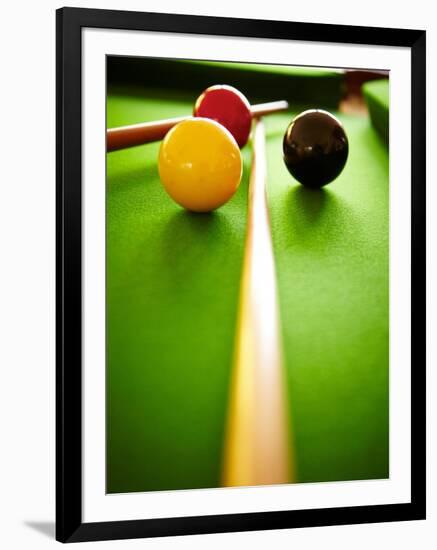 Billiard Balls-Steve Allsopp-Framed Photographic Print