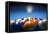 Billiard Game-Andria Patino-Framed Stretched Canvas