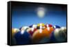 Billiard Game-Andria Patino-Framed Stretched Canvas