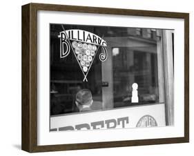 Billiard Hall, Greensboro, North Carolina, c.1938-John Vachon-Framed Photo