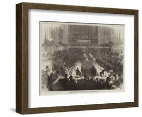 Billiard-Match for the Championship, at St James's Hall-null-Framed Giclee Print