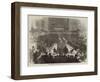 Billiard-Match for the Championship, at St James's Hall-null-Framed Premium Giclee Print