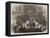 Billiard-Match for the Championship, at St James's Hall-null-Framed Stretched Canvas