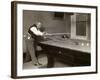 Billiard Player, c1907-null-Framed Giclee Print