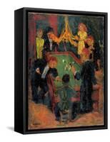 Billiard Players-Badodi Arnaldo-Framed Stretched Canvas