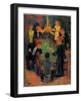 Billiard Players-Badodi Arnaldo-Framed Giclee Print