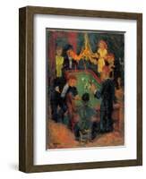 Billiard Players-Badodi Arnaldo-Framed Giclee Print