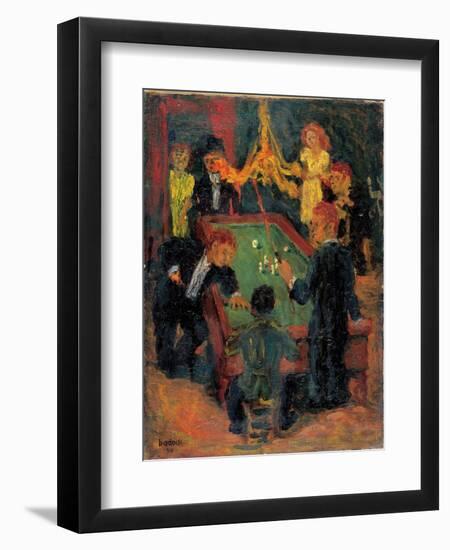 Billiard Players-Badodi Arnaldo-Framed Premium Giclee Print