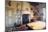 Billiard Room with Hunting Trophy, Chateau of Fayrac, Castelnaud-La-Chapelle, Aquitaine, France-null-Mounted Premium Photographic Print