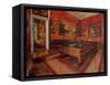 Billiard Room-Edgar Degas-Framed Stretched Canvas