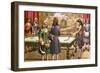Billiards, as Played by Louis Xiv at Versailles-Pat Nicolle-Framed Giclee Print