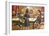 Billiards, as Played by Louis Xiv at Versailles-Pat Nicolle-Framed Giclee Print