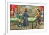 Billiards, as Played by Louis XIV at Versailles-Pat Nicolle-Framed Giclee Print