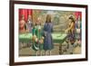 Billiards, as Played by Louis XIV at Versailles-Pat Nicolle-Framed Giclee Print