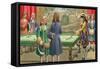 Billiards, as Played by Louis XIV at Versailles-Pat Nicolle-Framed Stretched Canvas