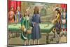 Billiards, as Played by Louis XIV at Versailles-Pat Nicolle-Mounted Giclee Print