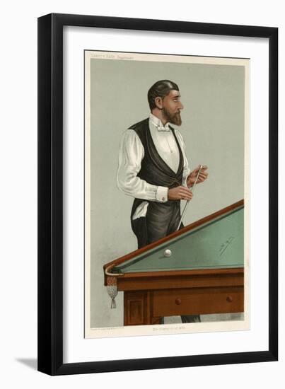 Billiards Champion, 1885-Leslie Ward-Framed Art Print