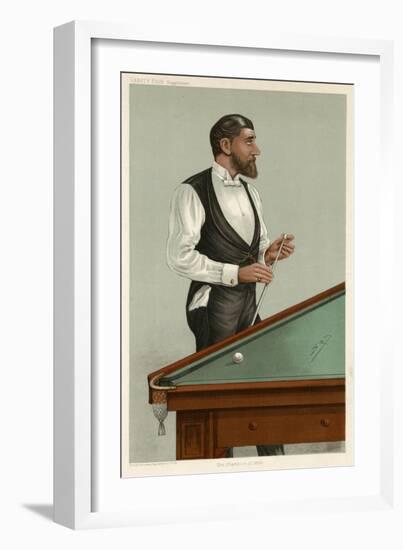 Billiards Champion, 1885-Leslie Ward-Framed Art Print