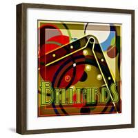 Billiards Green-null-Framed Giclee Print