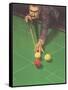 Billiards Player-null-Framed Stretched Canvas