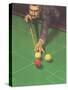 Billiards Player-null-Stretched Canvas