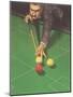 Billiards Player-null-Mounted Art Print