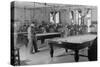 Billiards Room for Soldiers at the Y.M.C.A. Photograph-Lantern Press-Stretched Canvas