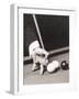 Billiards World Champion Willie Hoppe's Hand Was Insured for $100,000-null-Framed Photo