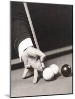 Billiards World Champion Willie Hoppe's Hand Was Insured for $100,000-null-Mounted Photo