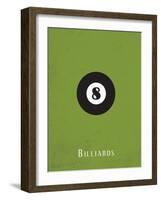Billiards-null-Framed Art Print