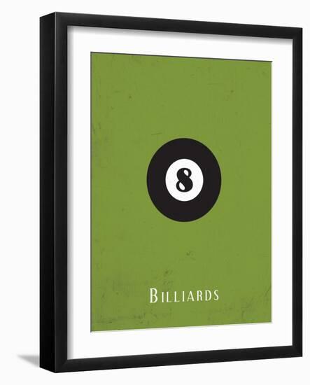 Billiards-null-Framed Art Print