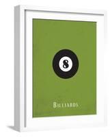 Billiards-null-Framed Art Print