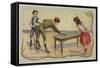 Billiards-null-Framed Stretched Canvas