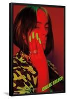 Billie Eilish - Red-null-Framed Standard Poster