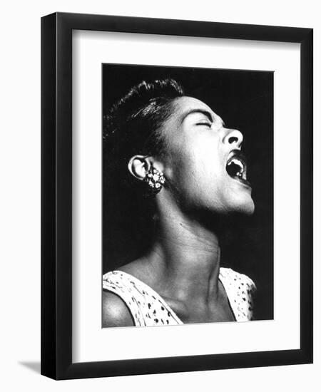 Billie Holiday (1915-1959)-null-Framed Premium Photographic Print