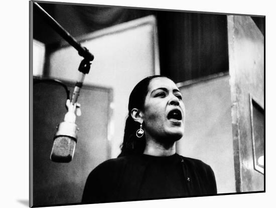 Billie Holiday (1915-1959)-null-Mounted Giclee Print