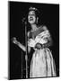 Billie Holiday (1915-59) (B/W Photo)-American Photographer-Mounted Giclee Print