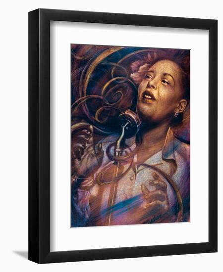 Billie Holiday: Lady Day-Shen-Framed Art Print