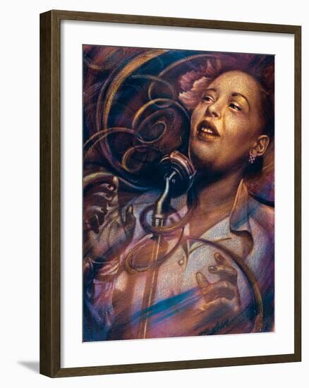 Billie Holiday: Lady Day-Shen-Framed Art Print