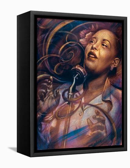 Billie Holiday: Lady Day-Shen-Framed Stretched Canvas
