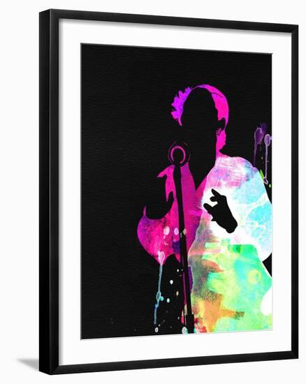 Billie Holiday Watercolor-Lana Feldman-Framed Art Print