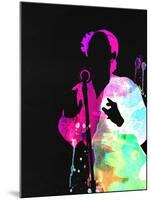 Billie Holiday Watercolor-Lana Feldman-Mounted Art Print