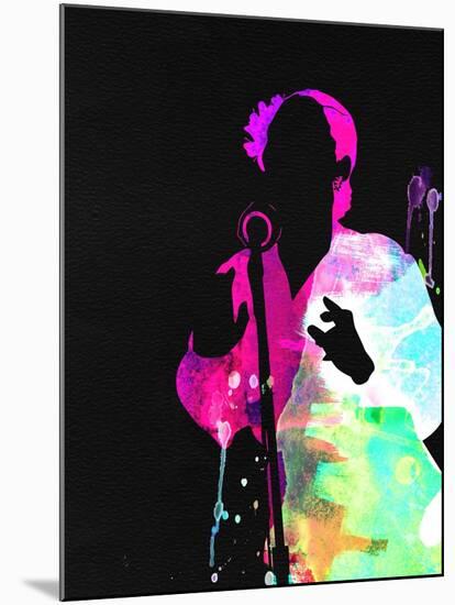 Billie Holiday Watercolor-Lana Feldman-Mounted Art Print