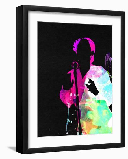 Billie Holiday Watercolor-Lana Feldman-Framed Art Print