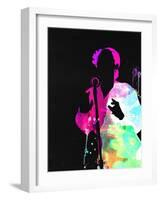 Billie Holiday Watercolor-Lana Feldman-Framed Art Print