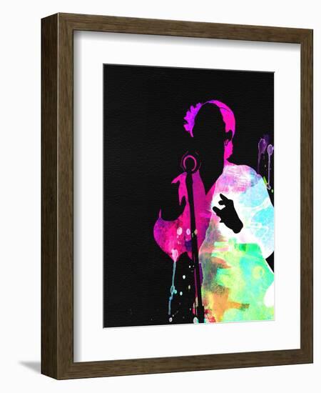 Billie Holiday Watercolor-Lana Feldman-Framed Art Print